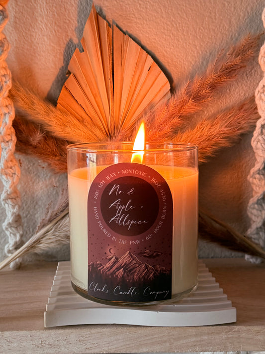 No. 8 Apple + Allspice - 16oz Candle