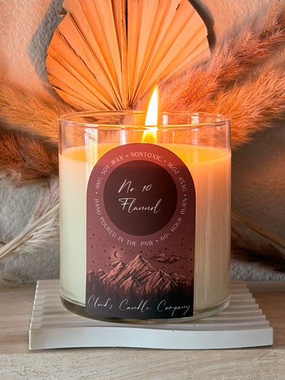 No. 10 Flannel - 16oz Candle
