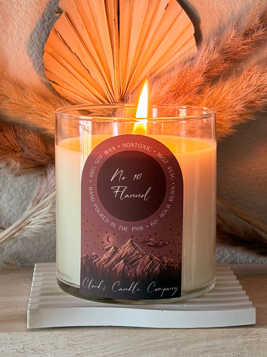 No. 10 Flannel - 16oz Candle